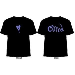 Lol Tolhurst Cured T-Shirt Black Purple